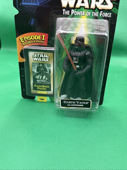 Star Wars Power of the Force DARTH VADER Action Figure 1998 new - toyscardscomics