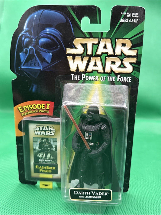 Star Wars Power of the Force DARTH VADER Action Figure 1998 new - toyscardscomics