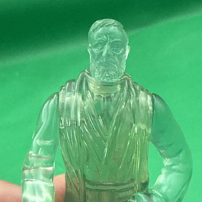 Star Wars Power of the Force Ghost Spirit Obi - Wan Kenobi 1997 Mail Away Figure - toyscardscomics