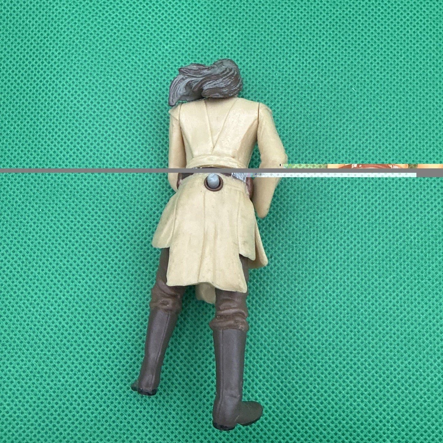 Star Wars Qui Gon Jinn 1998 Vintage Jedi Hero Hasbro Toy Liam Neeson 4" 33 - toyscardscomics