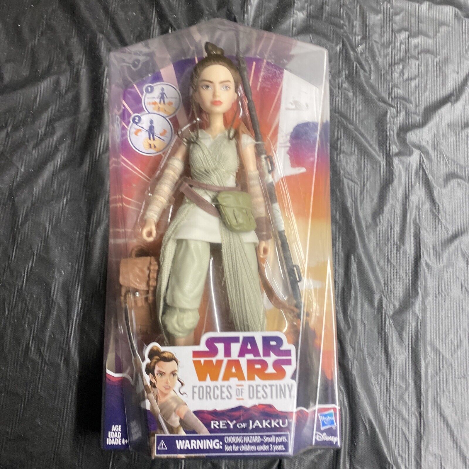 Star Wars Rey of Jakku Doll Forces of Destiny Action Figure - toyscardscomics