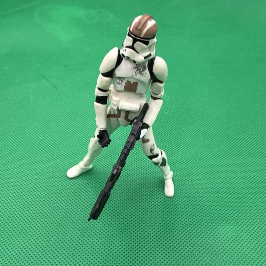 Star Wars ROTS Clone Trooper Commemorative DVD Standing Figure Combat Engineer 1 - toyscardscomics