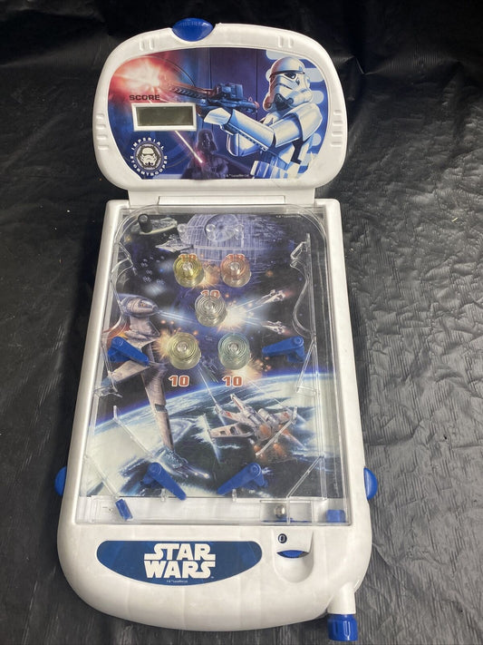 Star Wars Tabletop Electronic Pinball Machine Game Works! Need Batteries - toyscardscomics