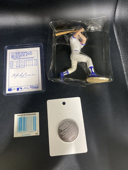 Starting Lineup Mark Grace 1991 Edition Chicago Cubs Special Collector Coin Open - toyscardscomics