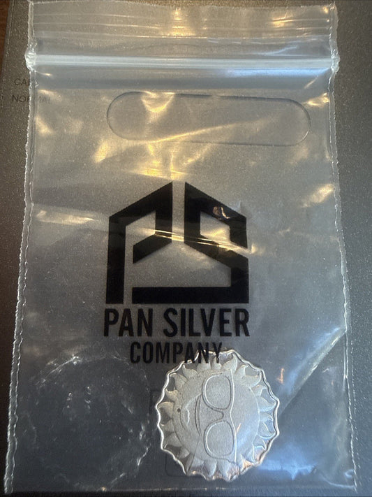 Sunshine Face Emoji 1 Gram .999 Fine Silver round - toyscardscomics