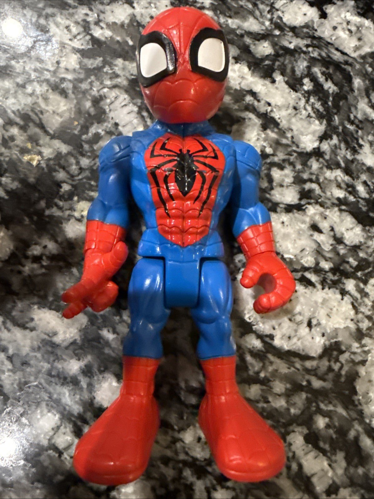 Super Hero Adventures Playskool Heroes Marvel 5" Spider - Man Action Figure 2018 - toyscardscomics