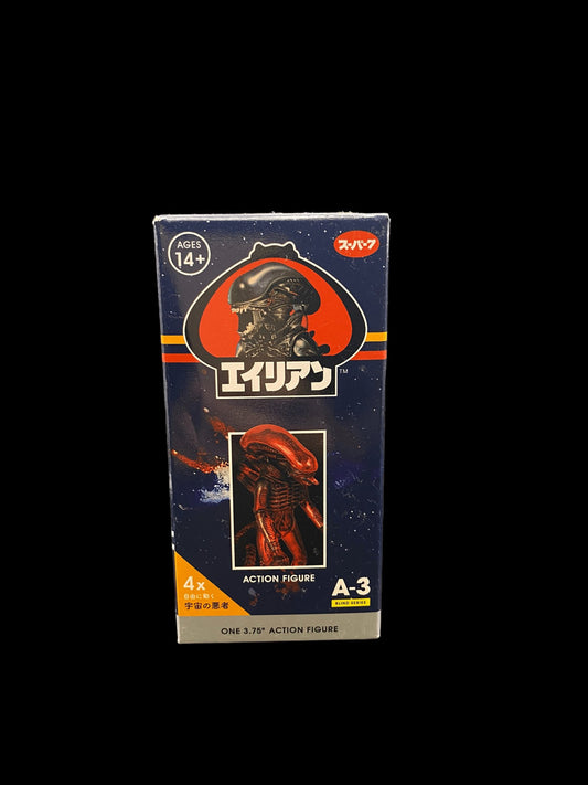 Super7 Alien Blind Box Xenomorph Reaction 3.75in Action Figure Wave A3 New - toyscardscomics