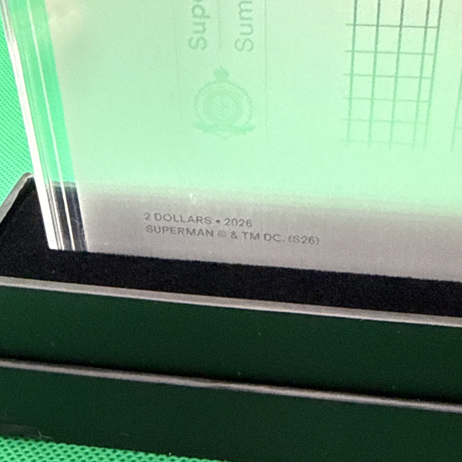 Superman 1 Comic Cover 1oz Silver Foil Agoro 2026 .999 LE 1000  0217 DC Comics - toyscardscomics