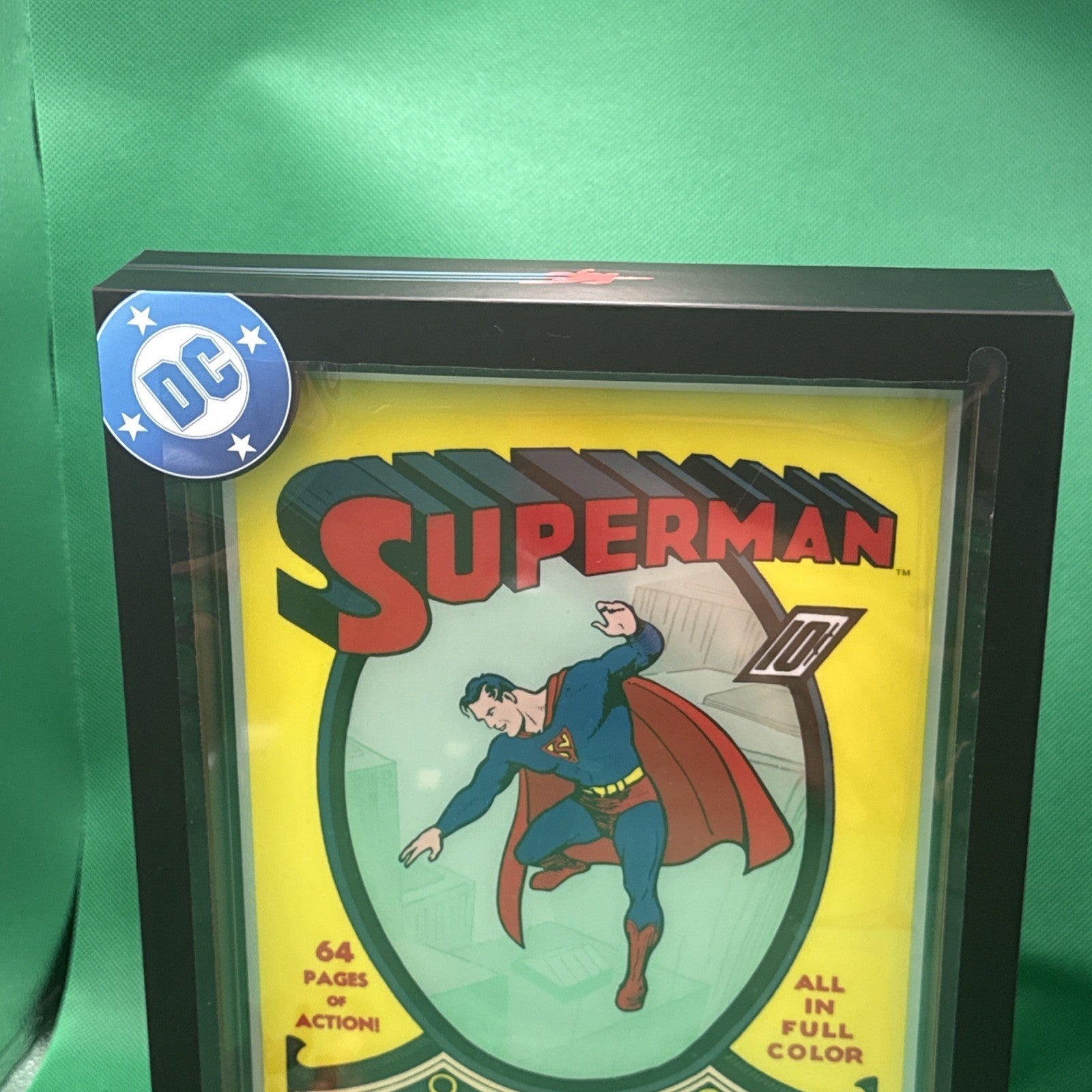 Superman 1 Comic Cover 1oz Silver Foil Agoro 2026 .999 LE 1000  0217 DC Comics - toyscardscomics
