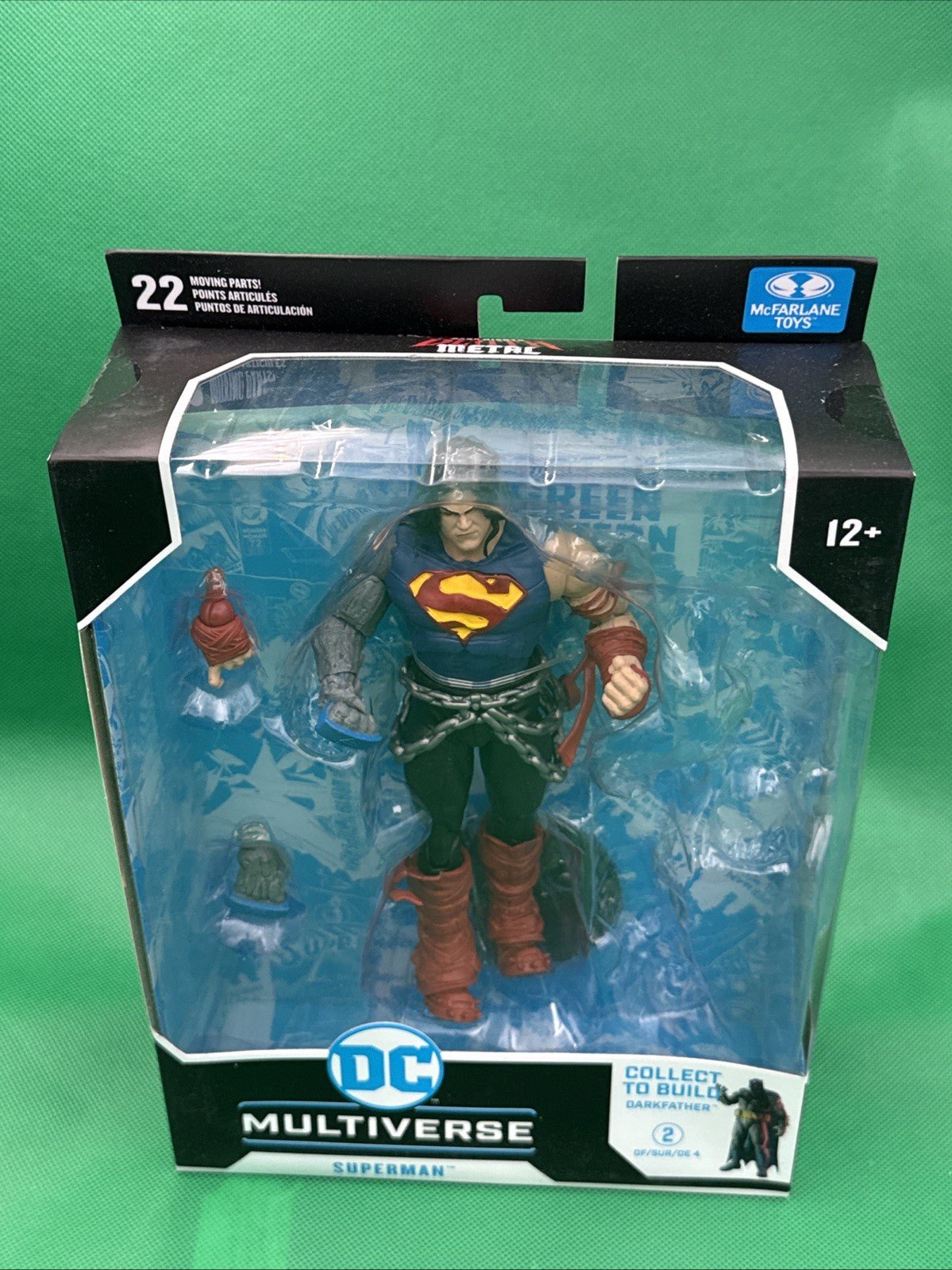 Superman Dark nights death metal C.T.B. McFarlane DC on card - toyscardscomics