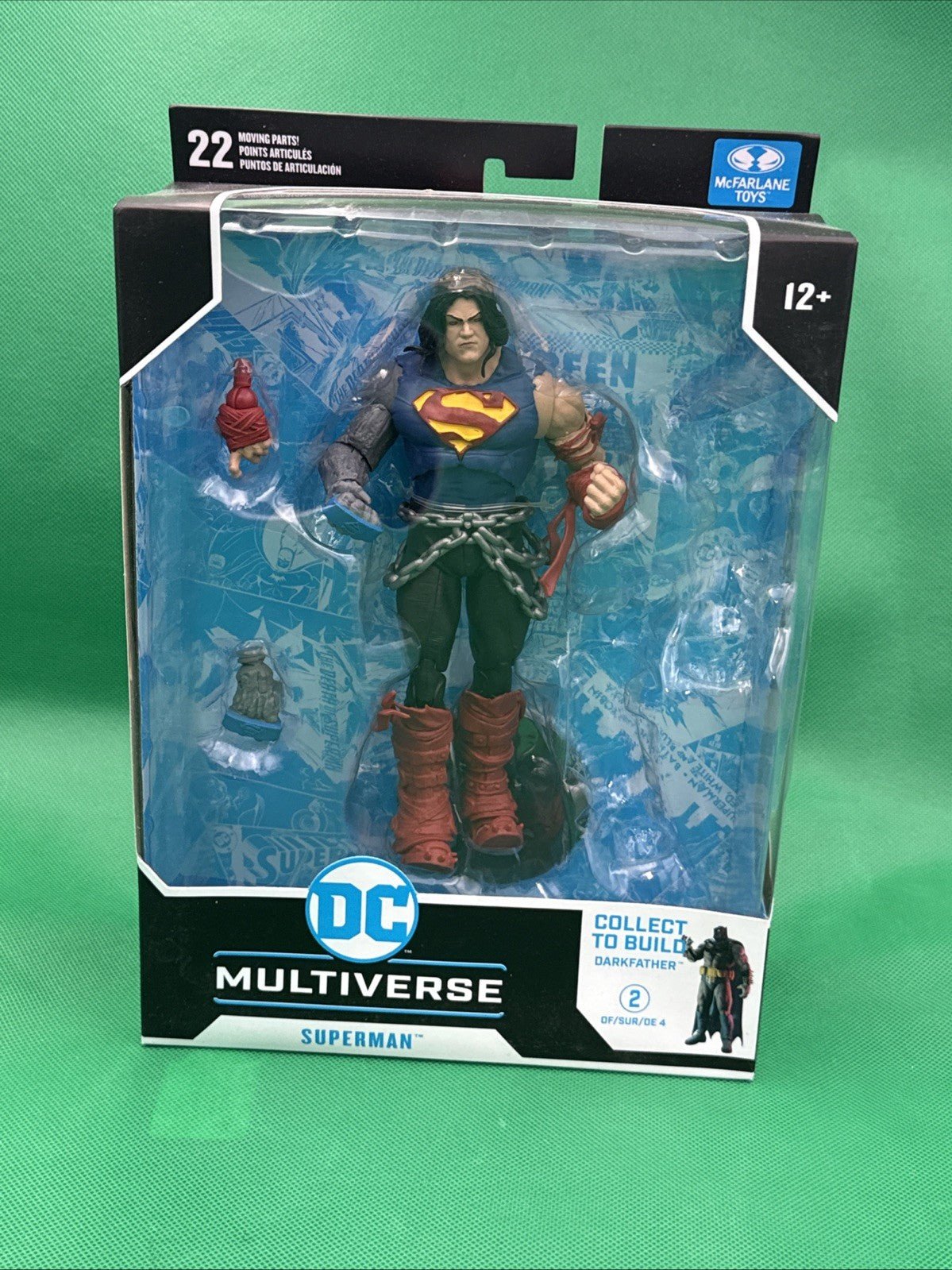Superman Dark nights death metal C.T.B. McFarlane DC on card - toyscardscomics