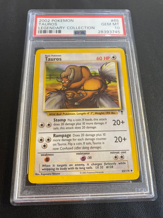 Tauros Jungle - 2002 - PSA mint 9 - toyscardscomics