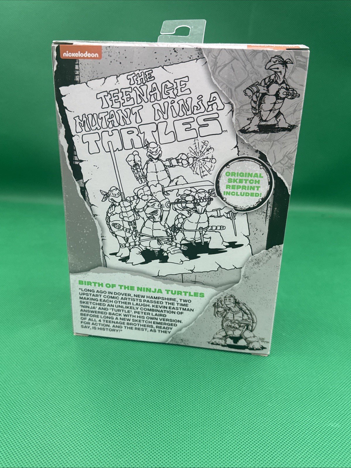 Teenage Mutant Ninja Turtles 40th Original DONATELLO Sketch 4.5” Figure TMNT NEW - toyscardscomics