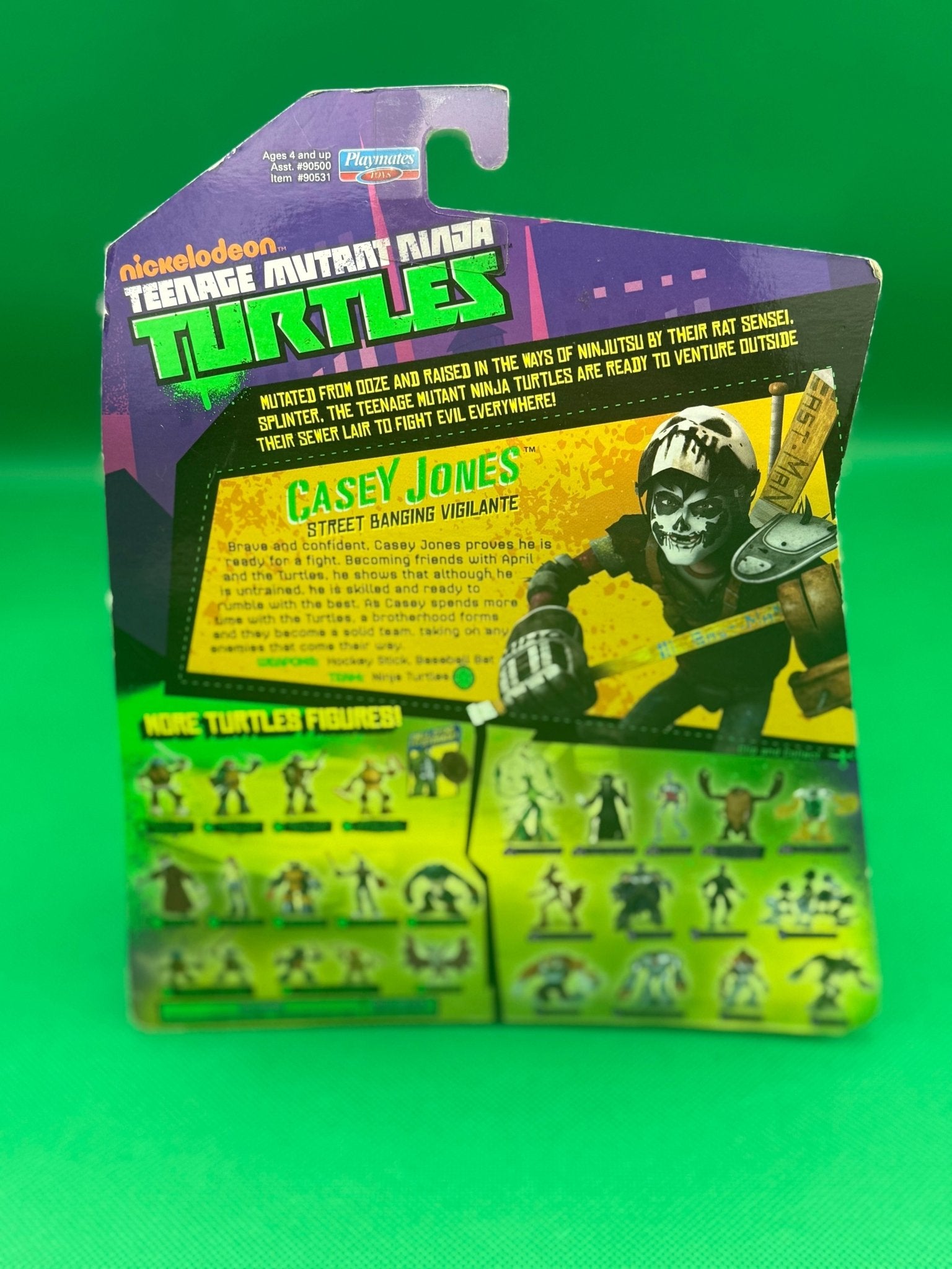Teenage Mutant Ninja Turtles Casey Jones Gray Shirt Variant TMNT 2013 - toyscardscomics