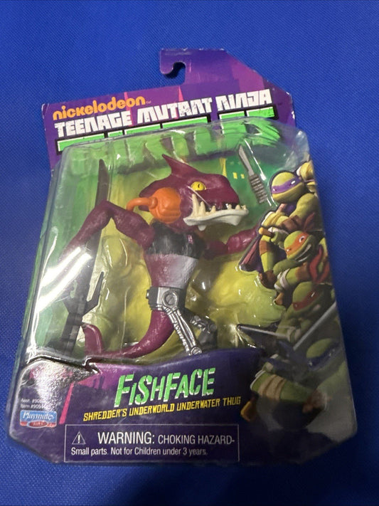 Teenage Mutant Ninja Turtles Fishface 2012 TMNT Playmates Nickelodeon NEW - toyscardscomics