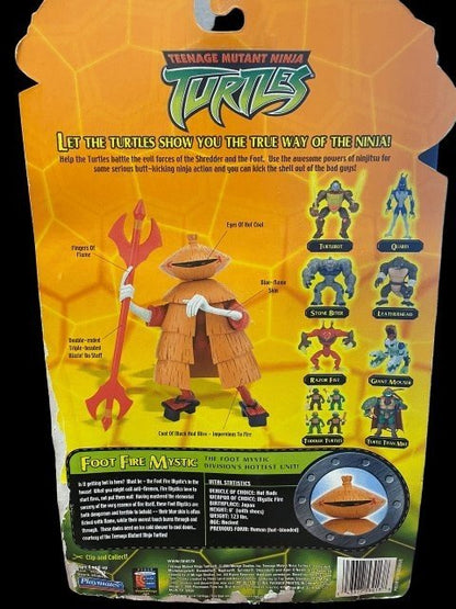 Teenage Mutant Ninja Turtles Foot Fire Mystic Action Figure NEW Vintage 2004 - toyscardscomics