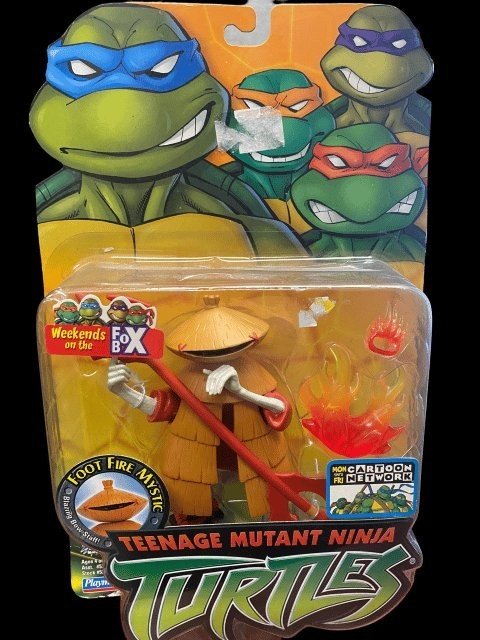 Teenage Mutant Ninja Turtles Foot Fire Mystic Action Figure NEW Vintage 2004 - toyscardscomics