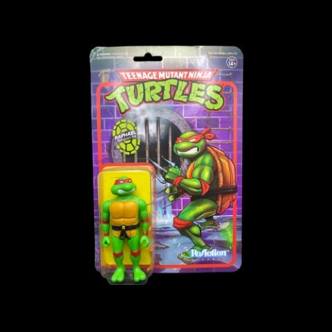 Teenage Mutant Ninja Turtles MICHELANGELO Reaction figures super7 2019 super 7 - toyscardscomics