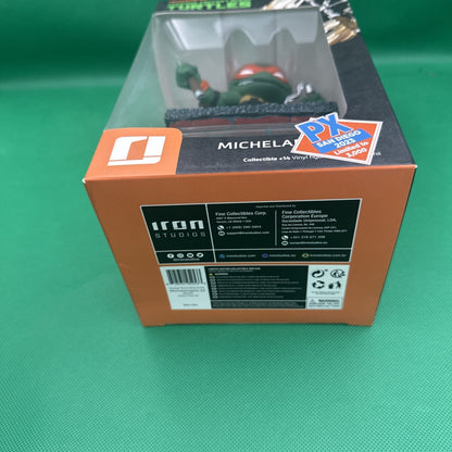 Teenage Mutant Ninja Turtles Michelangelo V2 SDCC 2023 Vinyl Fig. Iron Studios - toyscardscomics