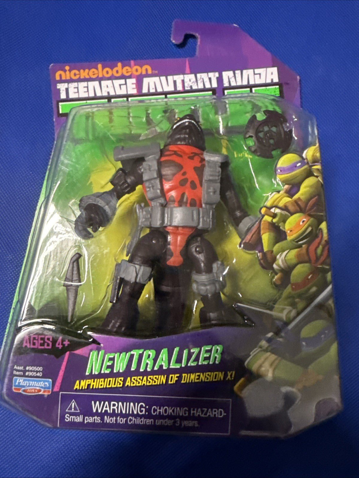 Teenage Mutant Ninja Turtles NEWTRALIZER Action Figure Playmates NEW - toyscardscomics
