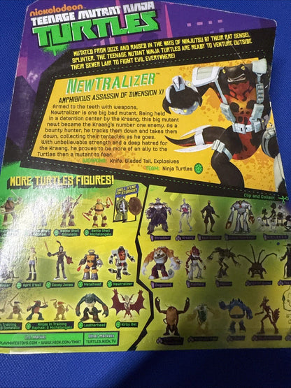 Teenage Mutant Ninja Turtles NEWTRALIZER Action Figure Playmates NEW - toyscardscomics