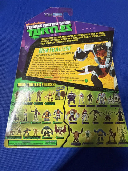 Teenage Mutant Ninja Turtles NEWTRALIZER Action Figure Playmates NEW - toyscardscomics