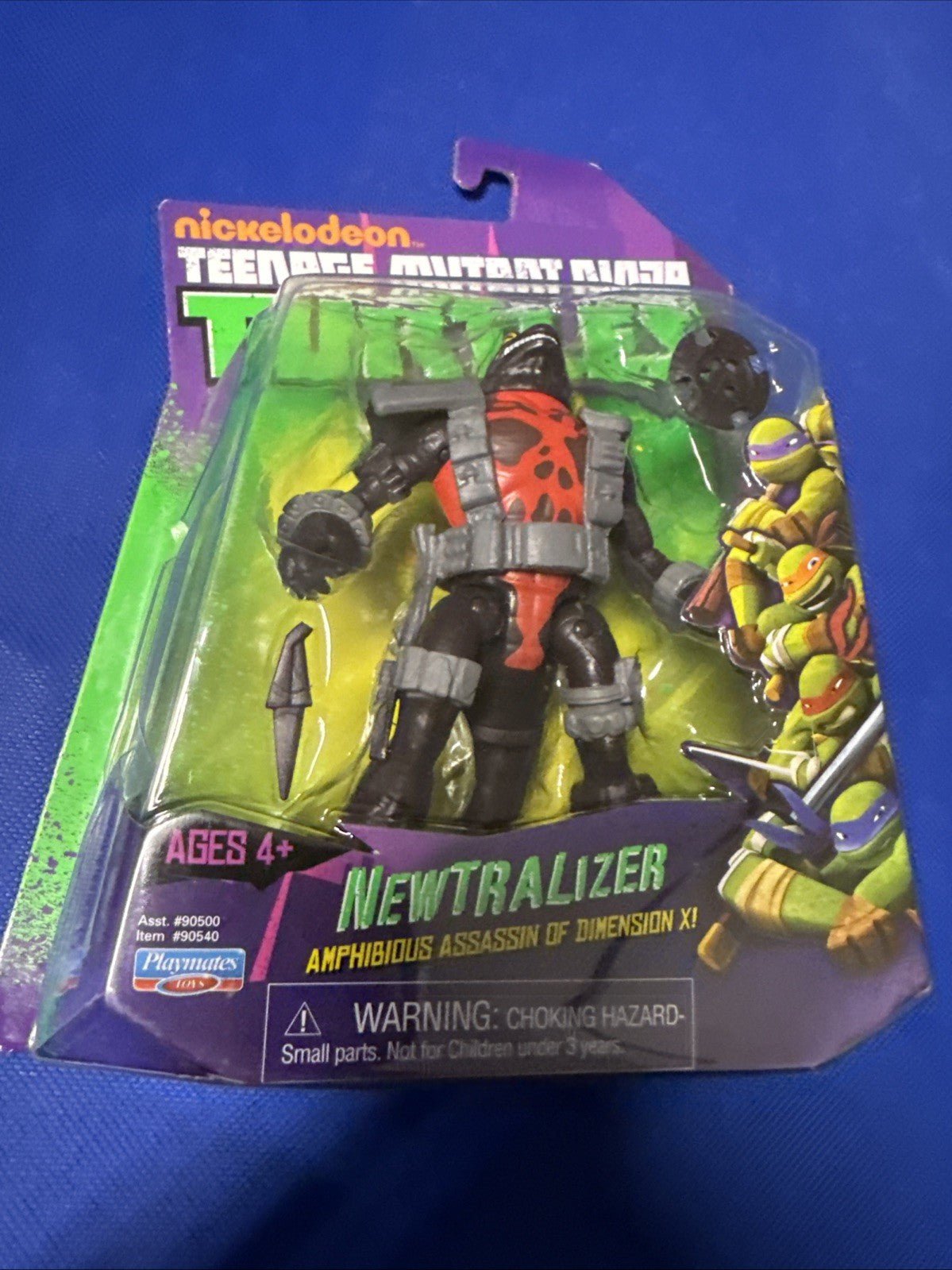 Teenage Mutant Ninja Turtles NEWTRALIZER Action Figure Playmates NEW - toyscardscomics