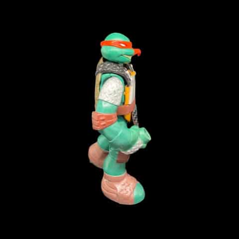 Teenage Mutant Ninja Turtles Raphael Pizza Flingers Figure Viacom 2012 TMNT - toyscardscomics