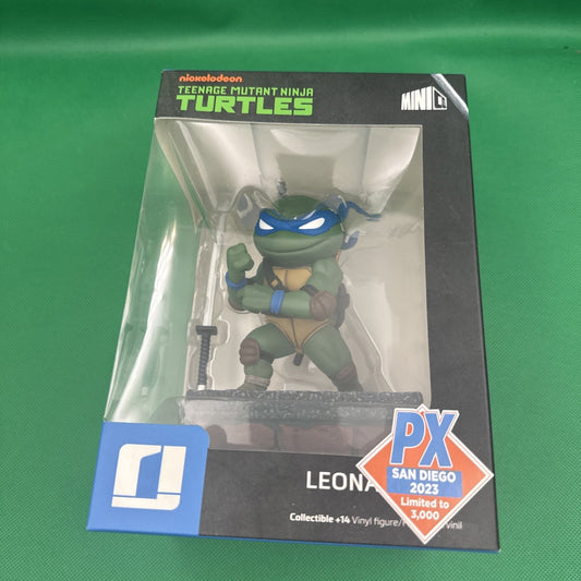 Teenage Mutant Ninja Turtles SDCC 8" Iron Studios Exclusive - Leonardo - 2023 - toyscardscomics