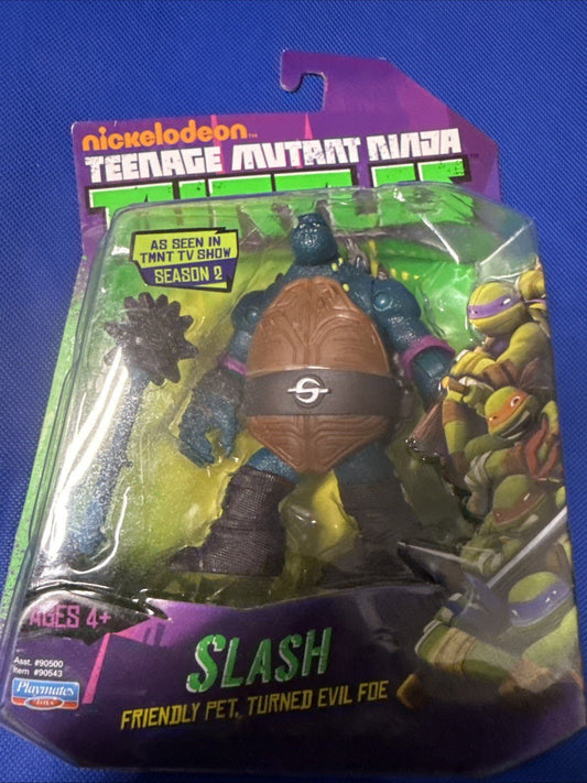 Teenage Mutant Ninja Turtles Slash 2014 Action Figure Nickelodeon TMNT Season 2 - toyscardscomics
