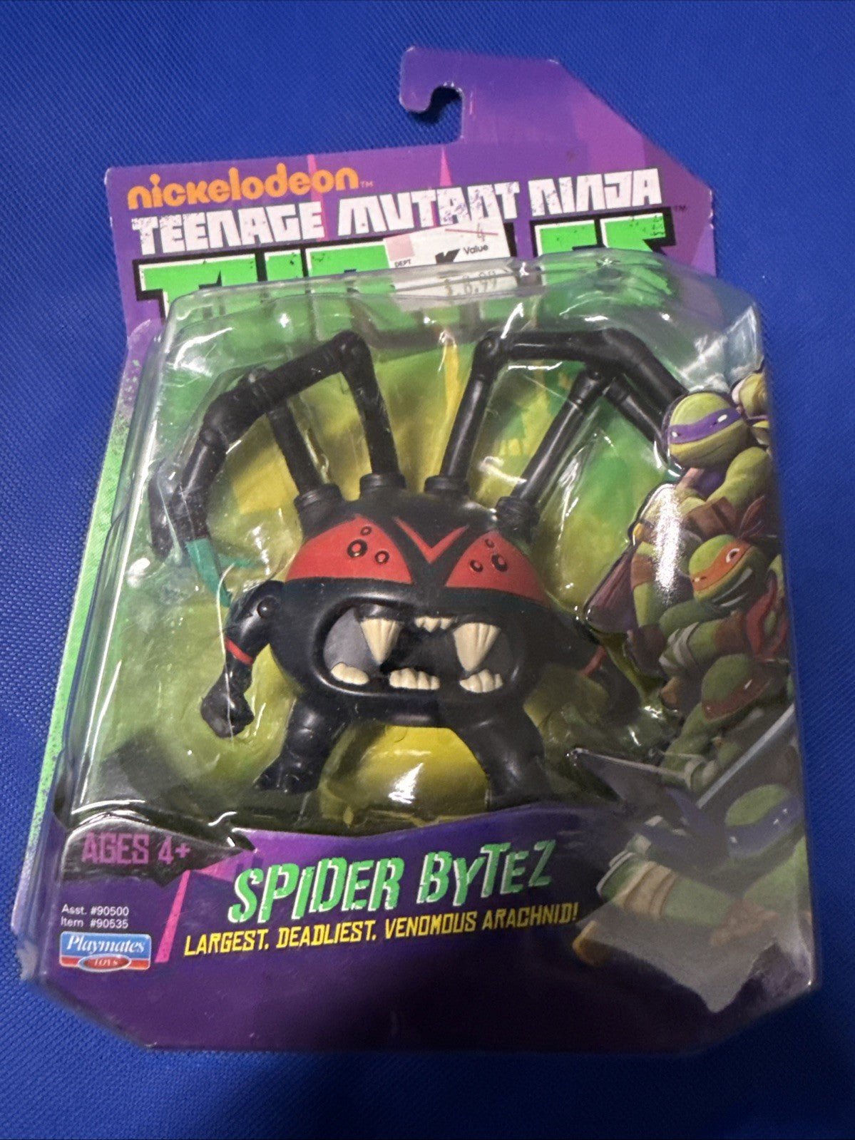 Teenage Mutant Ninja Turtles SPIDER BYTEZ Figure Nickelodeon Playmates 2013 NEW - toyscardscomics