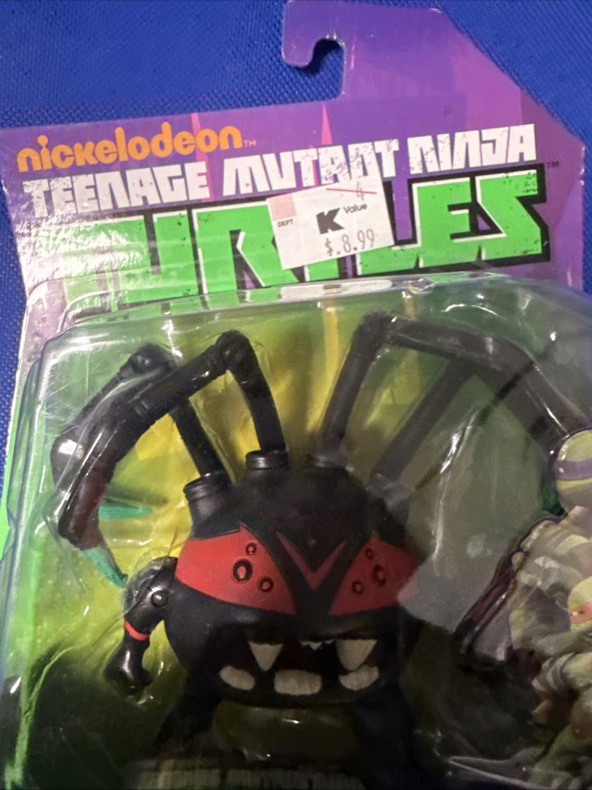 Teenage Mutant Ninja Turtles SPIDER BYTEZ Figure Nickelodeon Playmates 2013 NEW - toyscardscomics