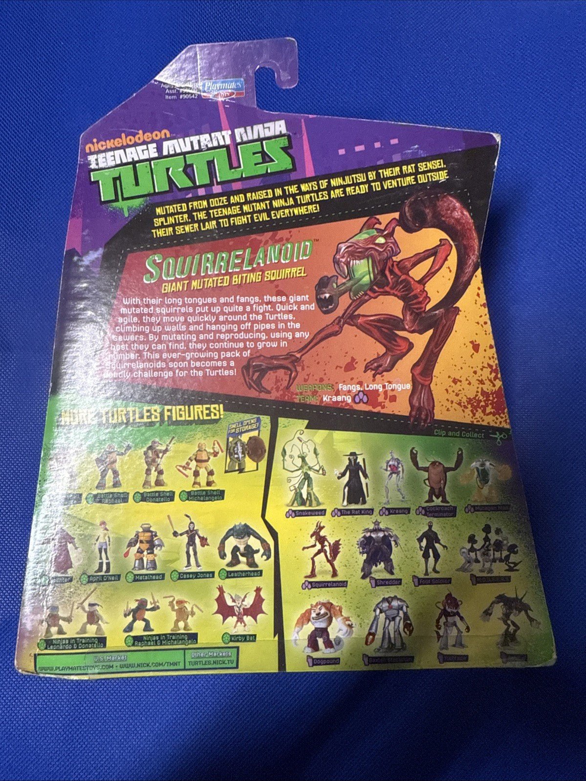 Teenage Mutant Ninja Turtles Squirrelanoid Action Figure Playmates 2013 New - toyscardscomics