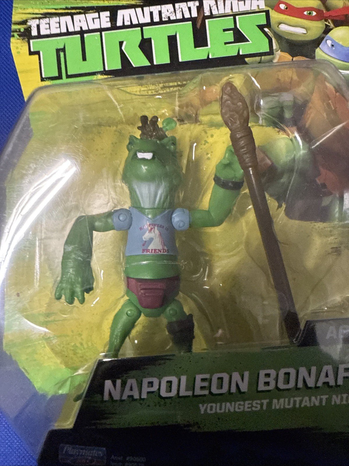 Teenage Mutant Ninja Turtles TMNT NAPOLEON BONAFROG 2015 Action Figure Playmates - toyscardscomics