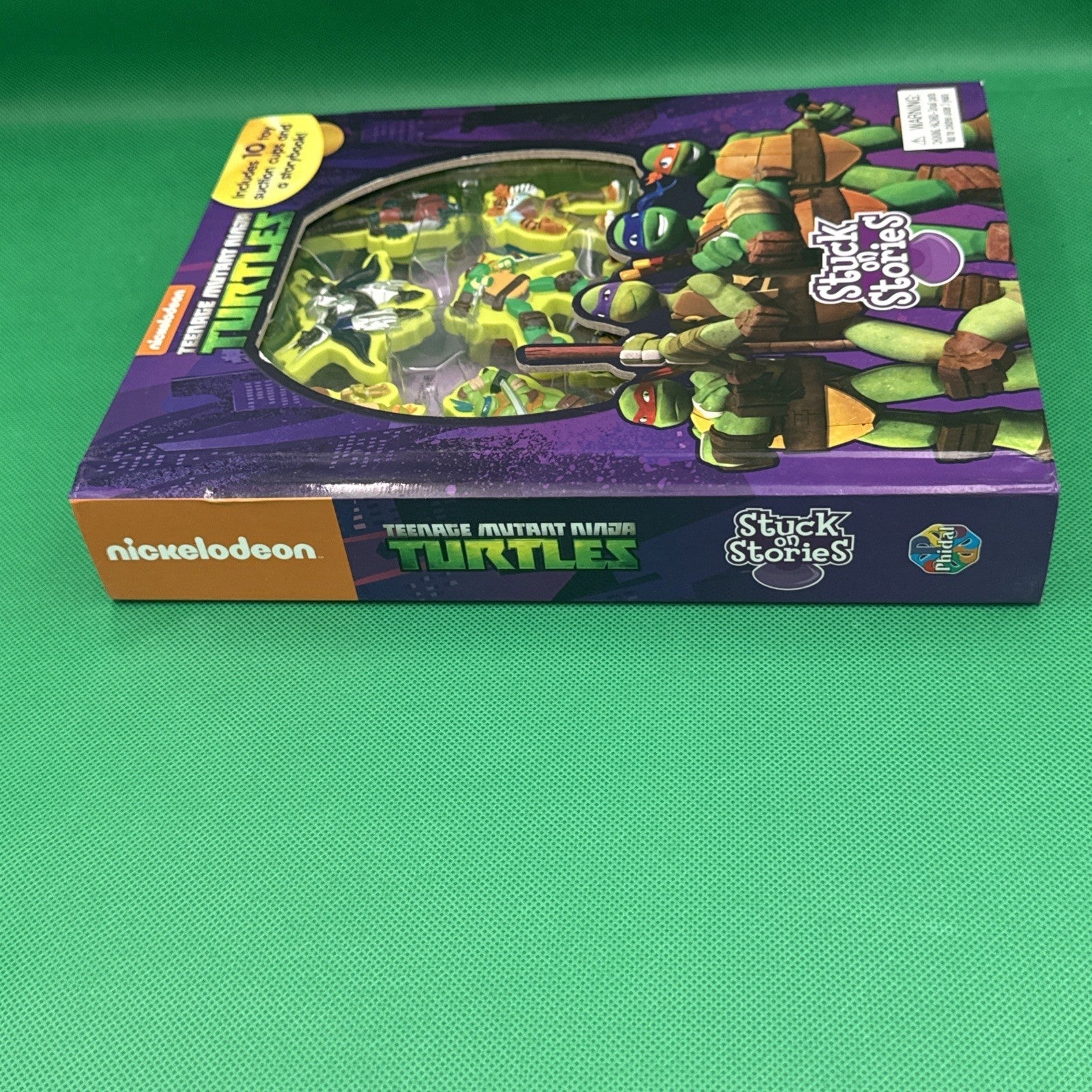 Teenage Mutant Ninja Turtles TMNT Stuck On Stories Book Kids Activities Games - toyscardscomics