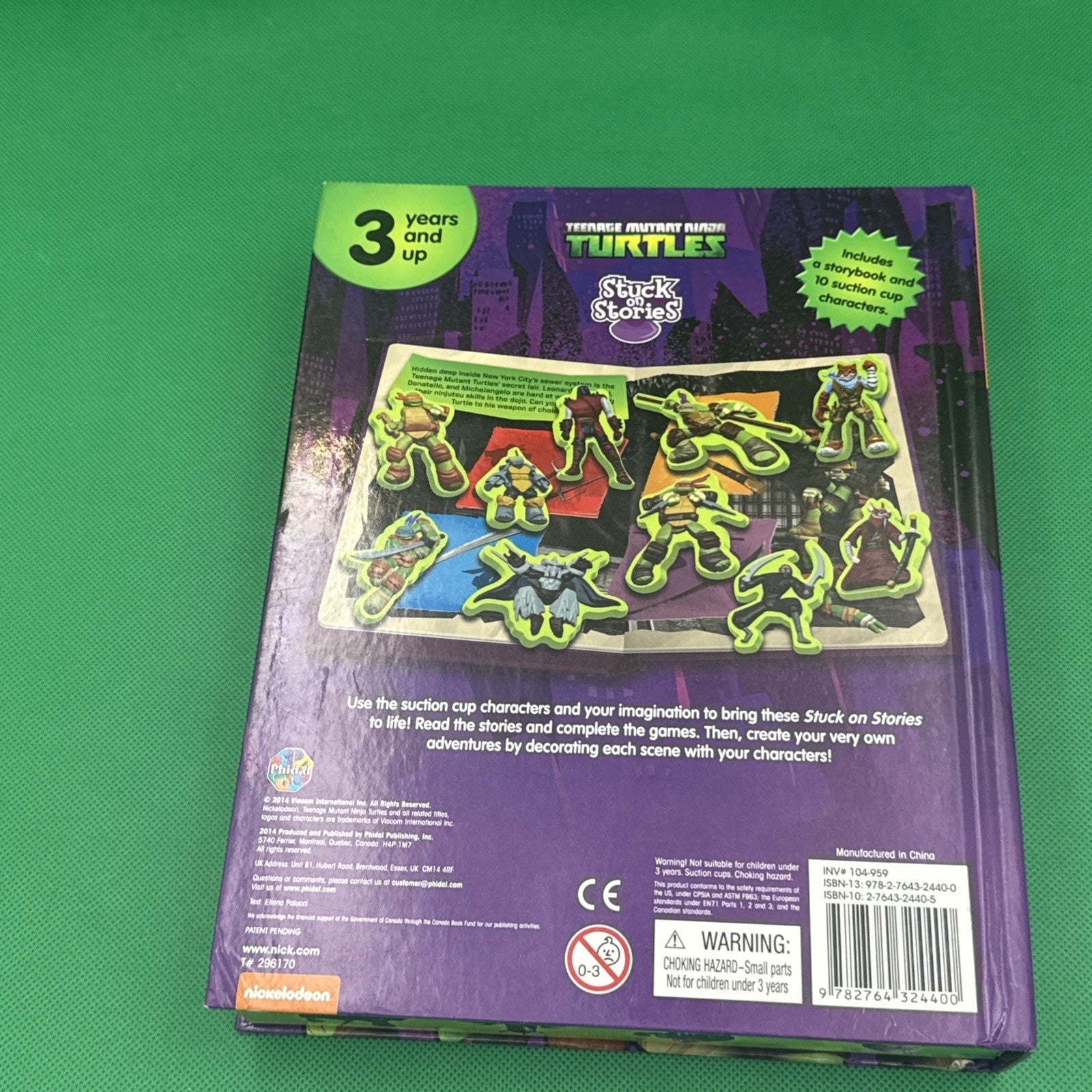 Teenage Mutant Ninja Turtles TMNT Stuck On Stories Book Kids Activities Games - toyscardscomics