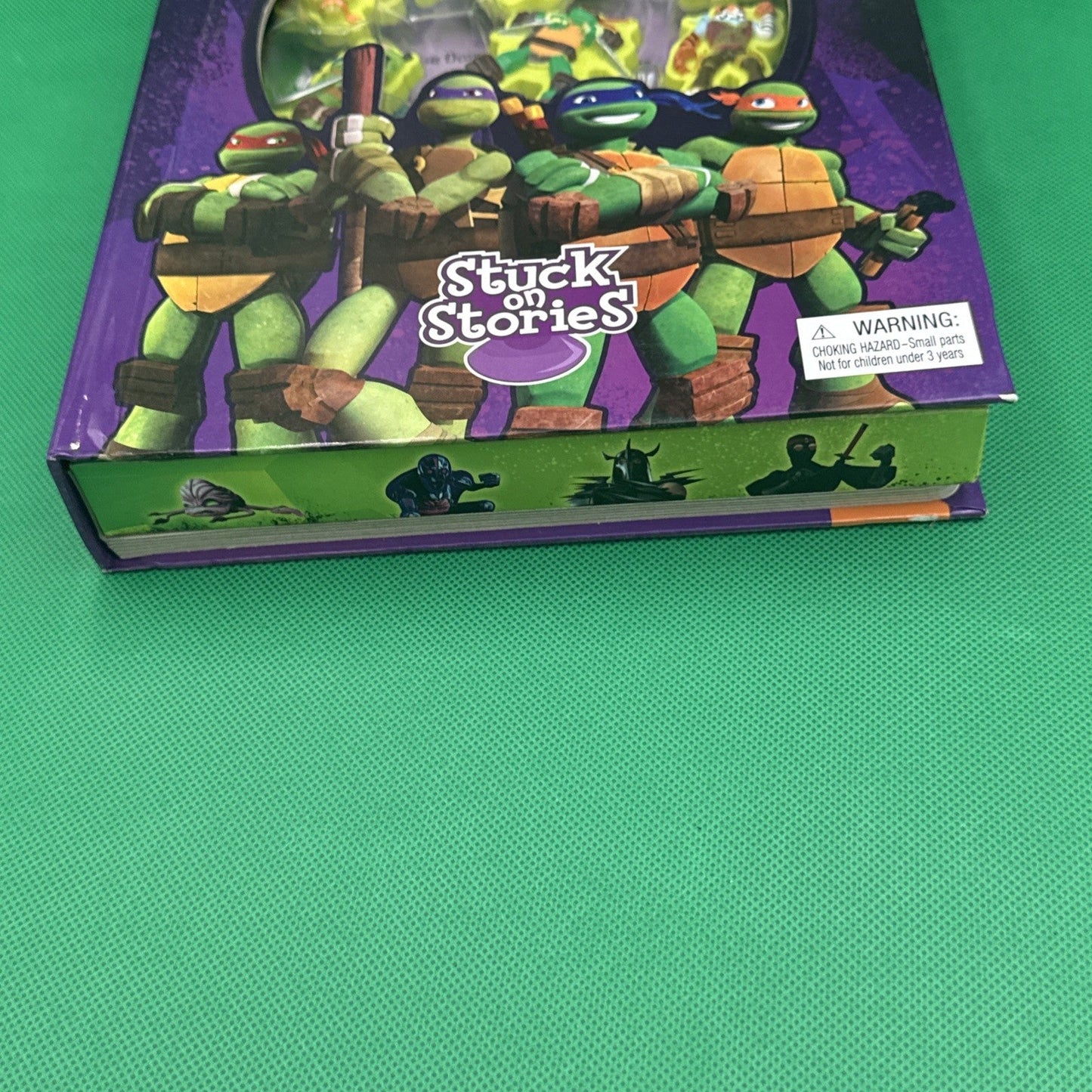 Teenage Mutant Ninja Turtles TMNT Stuck On Stories Book Kids Activities Games - toyscardscomics