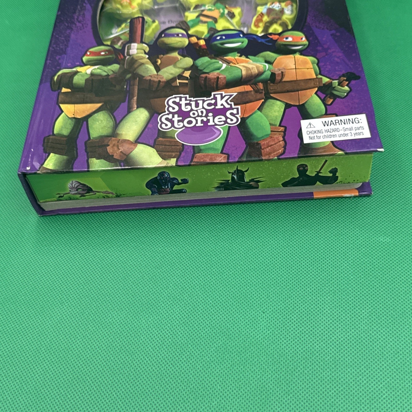 Teenage Mutant Ninja Turtles TMNT Stuck On Stories Book Kids Activities Games - toyscardscomics