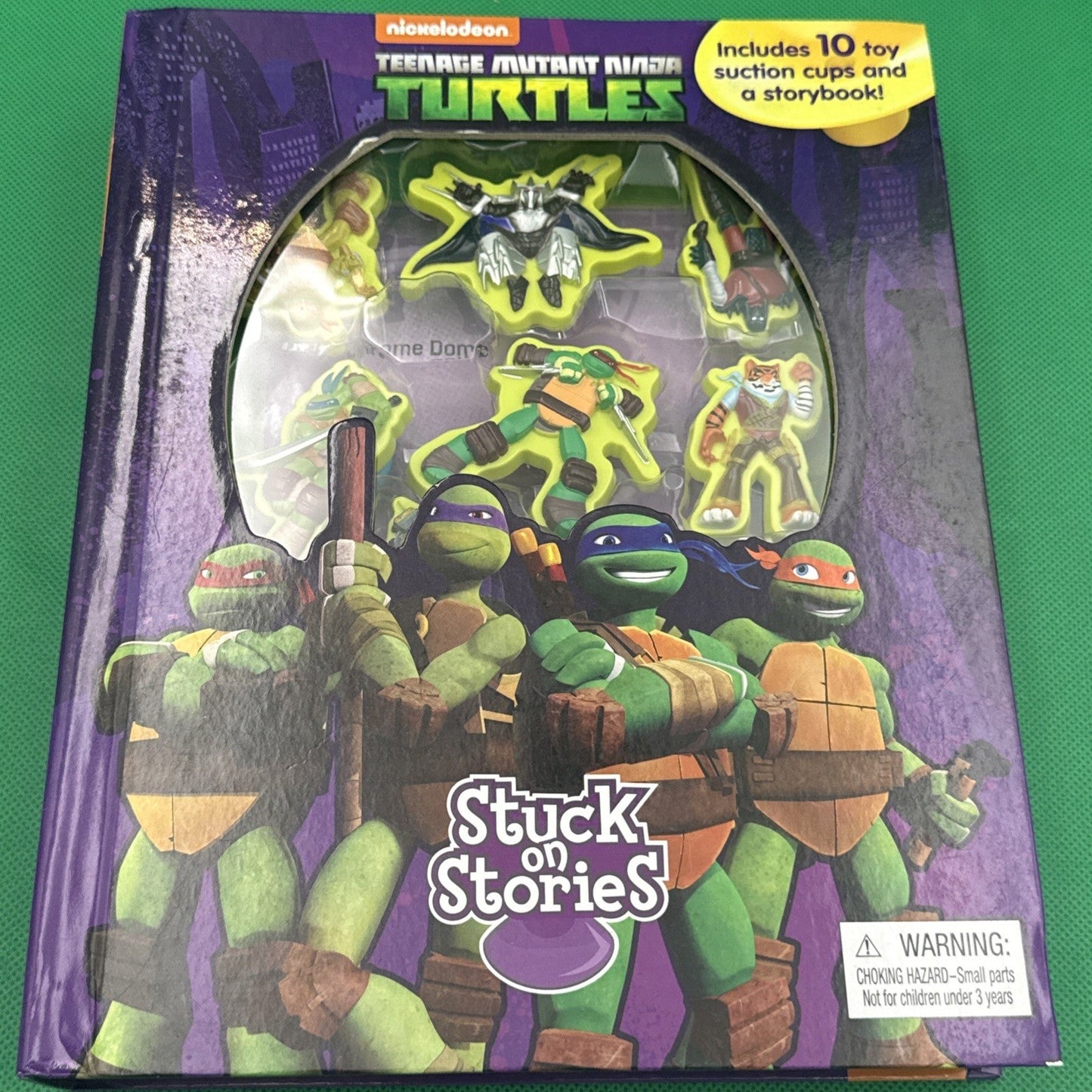 Teenage Mutant Ninja Turtles TMNT Stuck On Stories Book Kids Activities Games - toyscardscomics