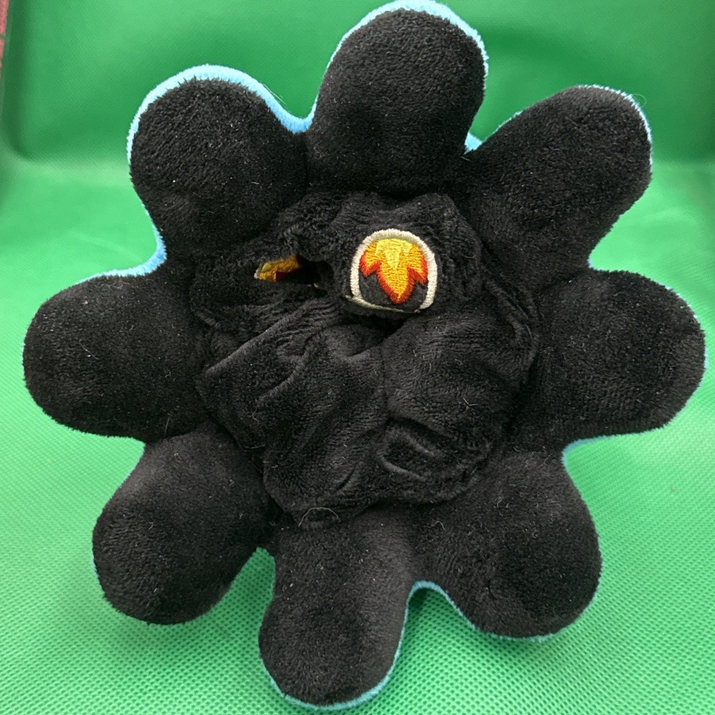 TeeTurtle Reversible Octopus Plush Orange And Black, Grumpy Angry blue sad - toyscardscomics