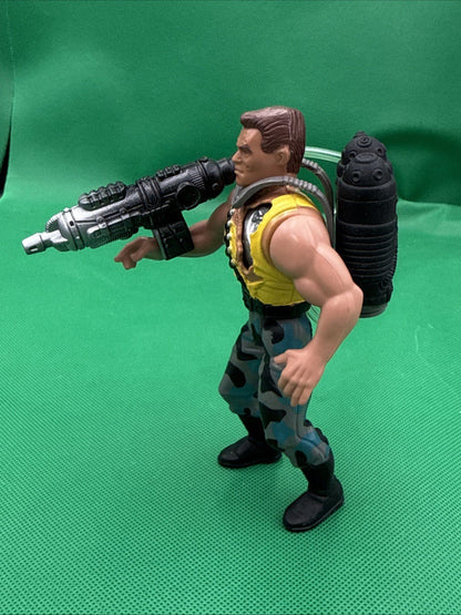 Terminator 2 Meltdown Action Figure with White Heat Bazooka From Kenner - toyscardscomics
