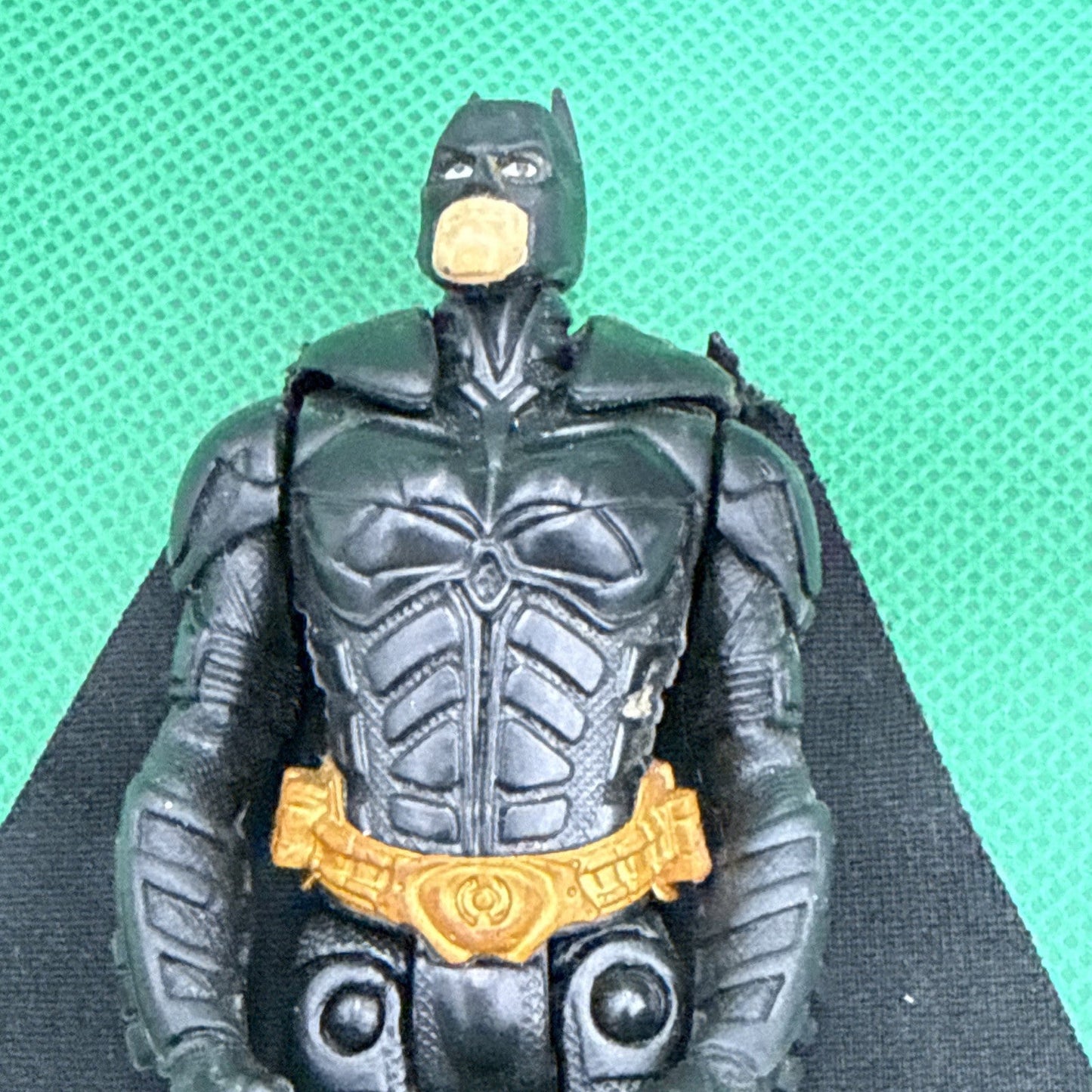The Dark Knight Rises Caped Crusader Batman Posable Figure 4" Mattel 2008 Movie - toyscardscomics