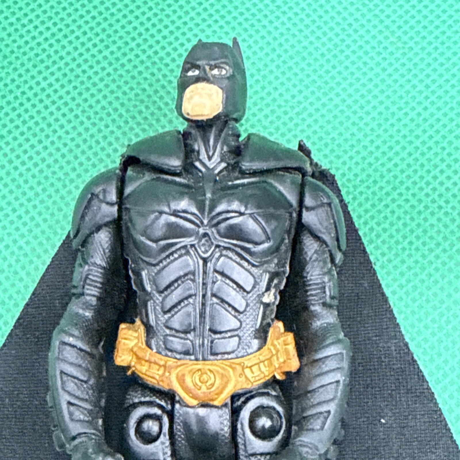 The Dark Knight Rises Caped Crusader Batman Posable Figure 4" Mattel 2008 Movie - toyscardscomics