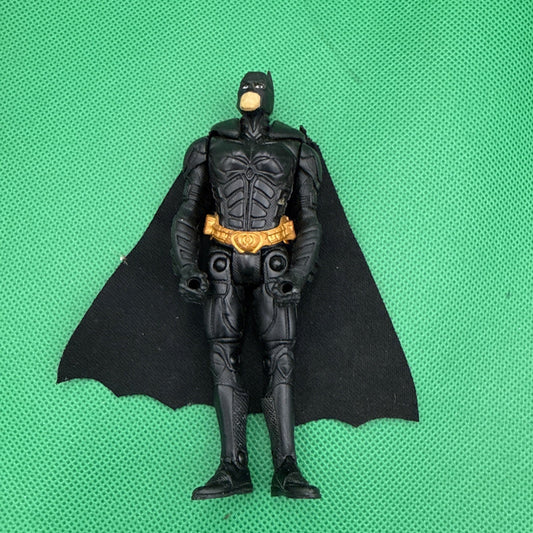 The Dark Knight Rises Caped Crusader Batman Posable Figure 4" Mattel 2008 Movie - toyscardscomics