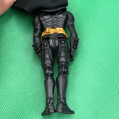 The Dark Knight Rises Caped Crusader Batman Posable Figure 4" Mattel 2008 Movie - toyscardscomics