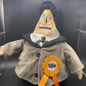The Disney Store Tim Burtons The Nightmare Before Christmas The Mayor Plush Toy
