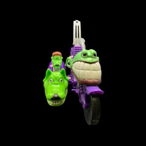 The Mask From Zero To Hero Cycle With side car and Milo Dog Loose 1994 - toyscardscomics