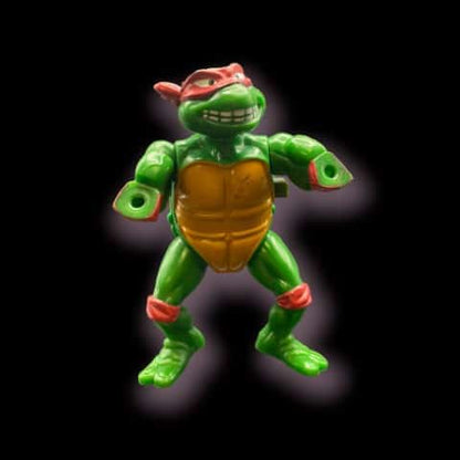 TMNT 1989 Wacky Raphael Teenage Ninja Mutant Turtles Action 5" Figure Vintage - toyscardscomics