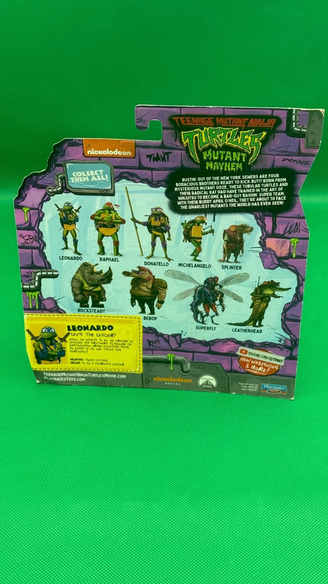 TMNT Leonardo "The Leader" Action Figure - toyscardscomics
