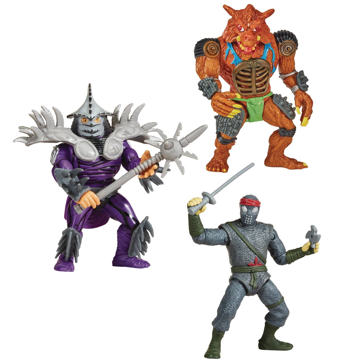 TMNT MOVIE STAR MUTANTS AF 4 - PACK - toyscardscomics